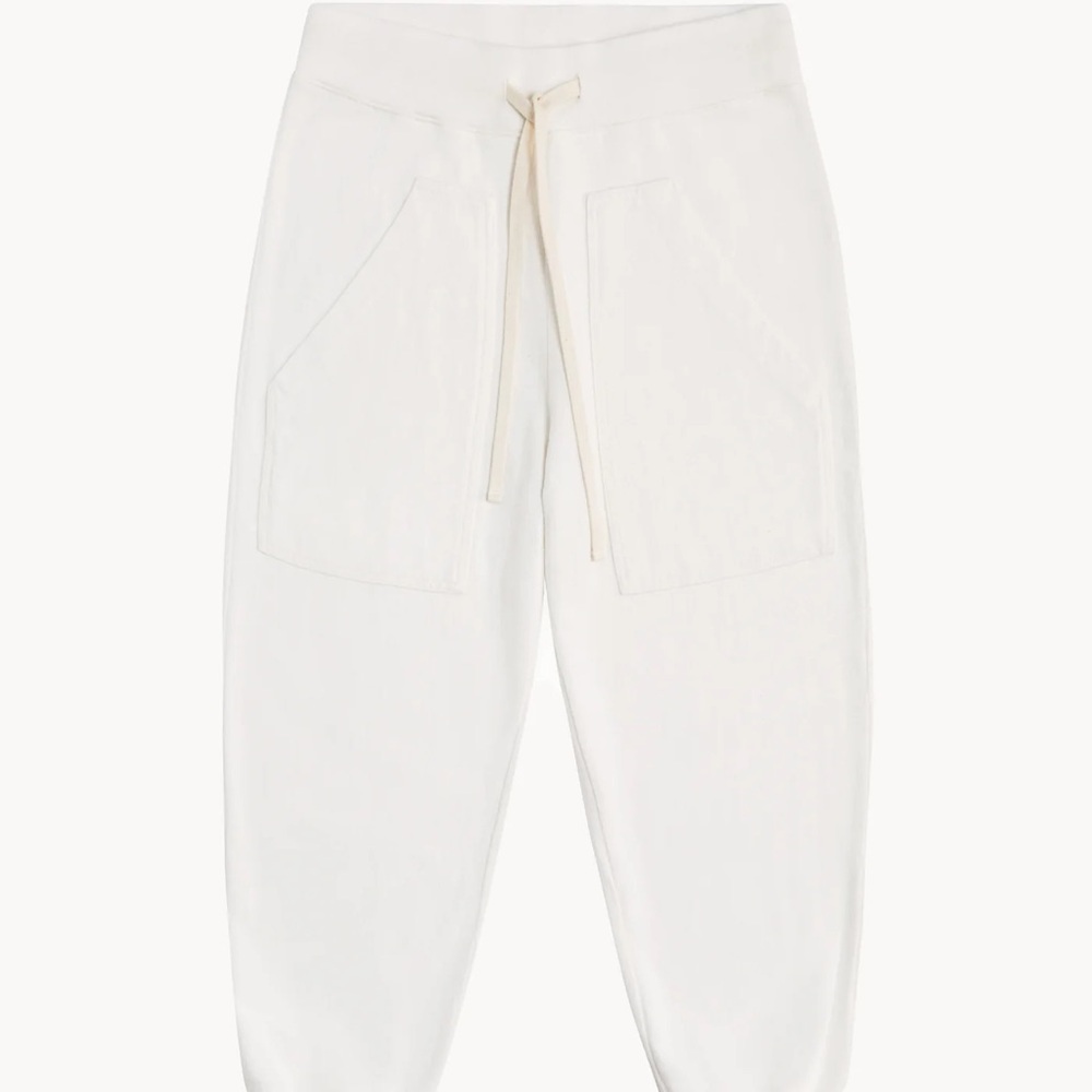 Lee White Cotton Top with Tag Detail